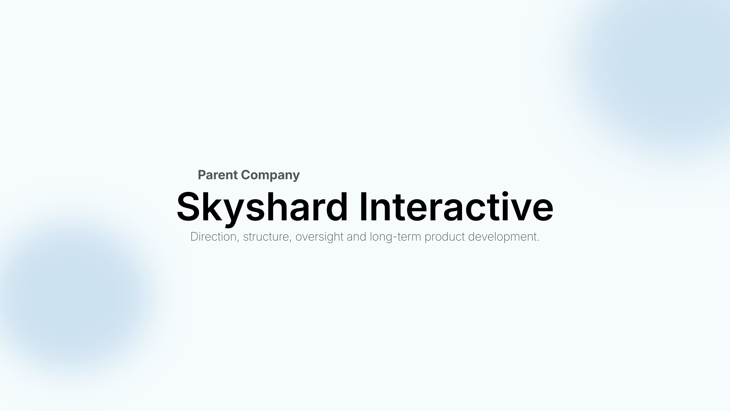 Skyshard Interactive banner